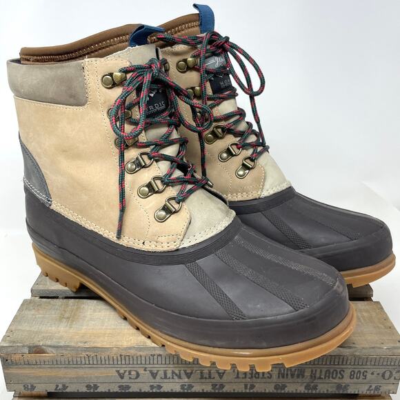 J. Crew Men's Nordic High Insulated Boots In Tan Size 12 New - Picture 2 of 11